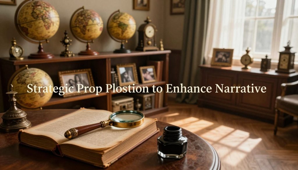 strategic prop placement for storytelling